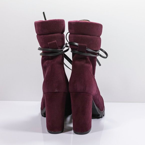Stuart Weitzman Shackleton Round Toe Suede Boots - Picture 5 of 16